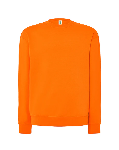 Crew Neck Sweatshirt — Orange — Sem Personalização