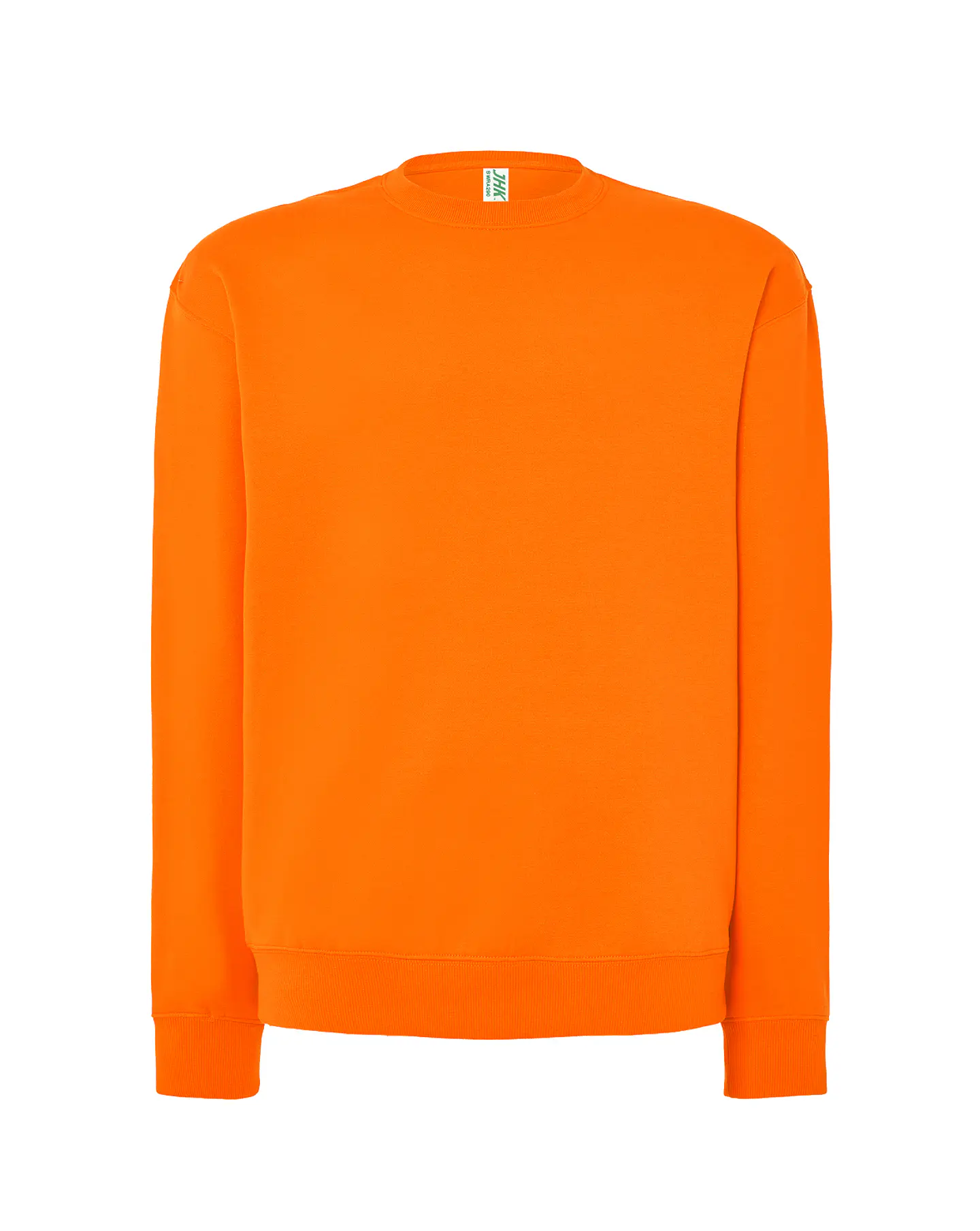 Crew Neck Sweatshirt — Orange — Sem Personalização 1