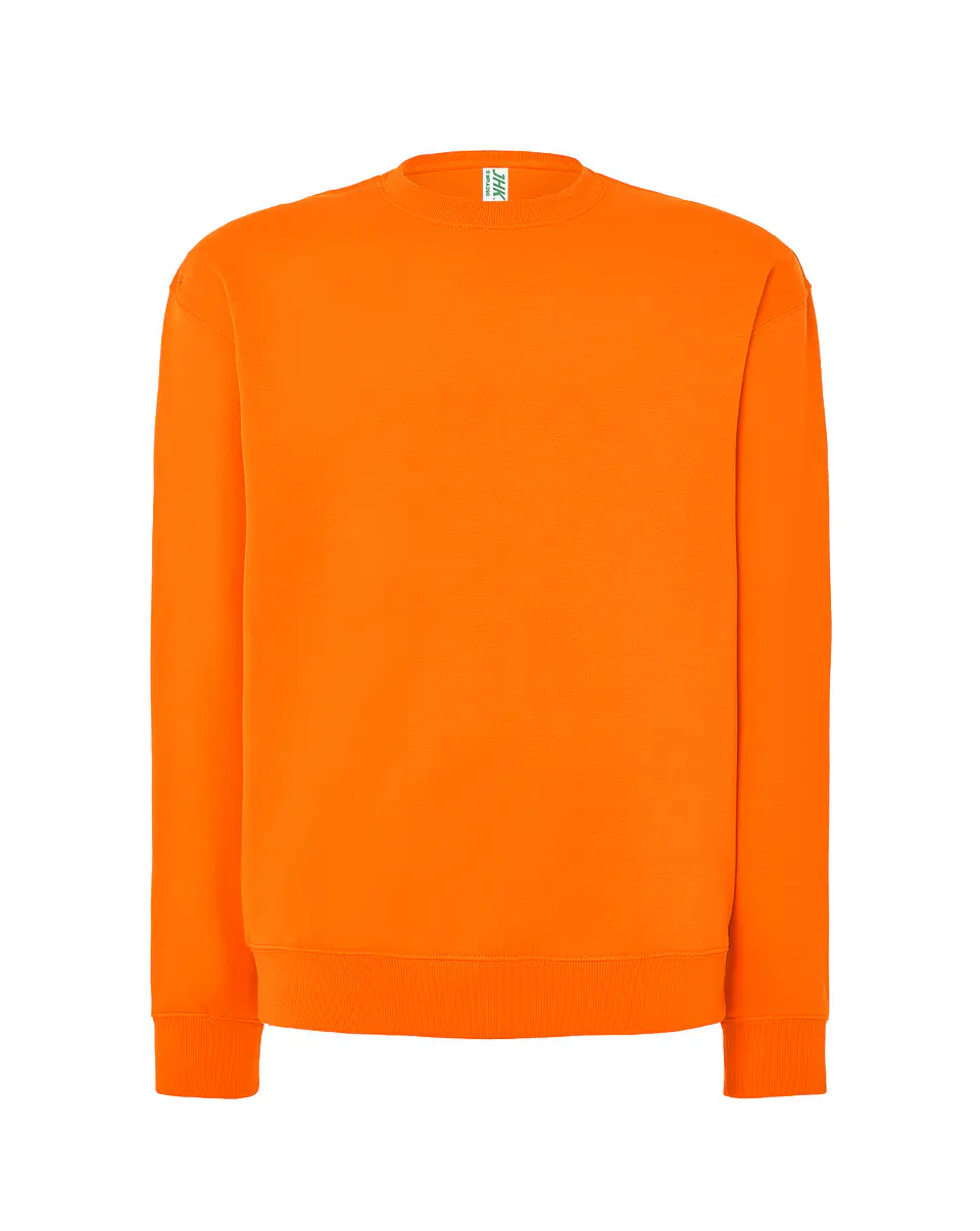 Crew Neck Sweatshirt — Orange — Sem Personalização 1
