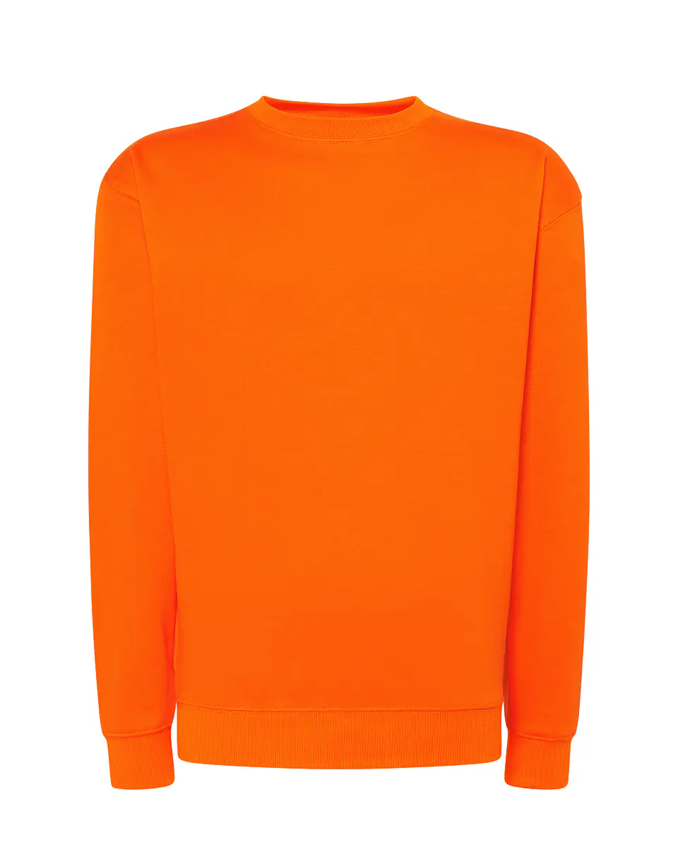Crew Neck Sweatshirt — Orange Fluor — Sem Personalização 1