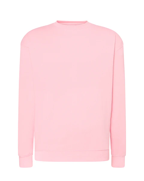 Crew Neck Sweatshirt — Pink — Sem Personalização