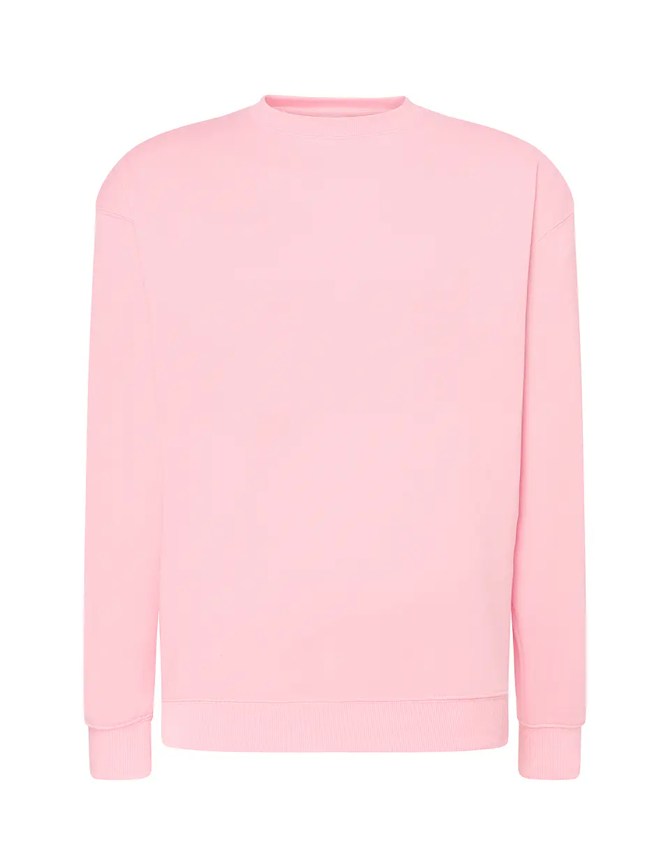Crew Neck Sweatshirt — Pink — Sem Personalização 1