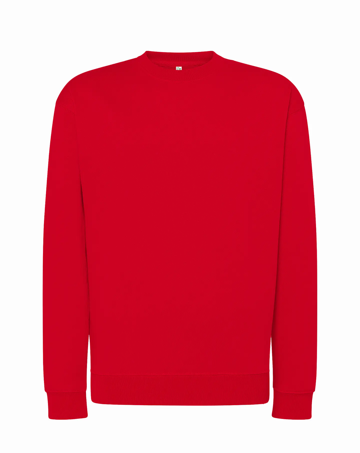 Crew Neck Sweatshirt — Red — Sem Personalização 1