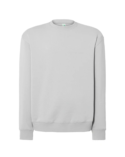 Crew Neck Sweatshirt — Silver — Sem Personalização