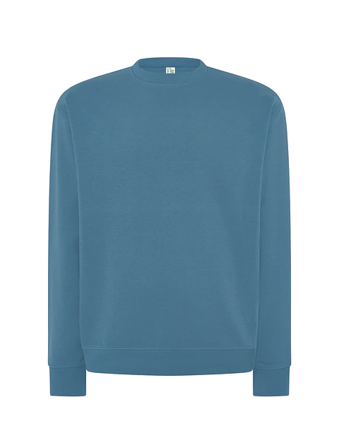 Crew Neck Sweatshirt — Steel Blue — Sem Personalização