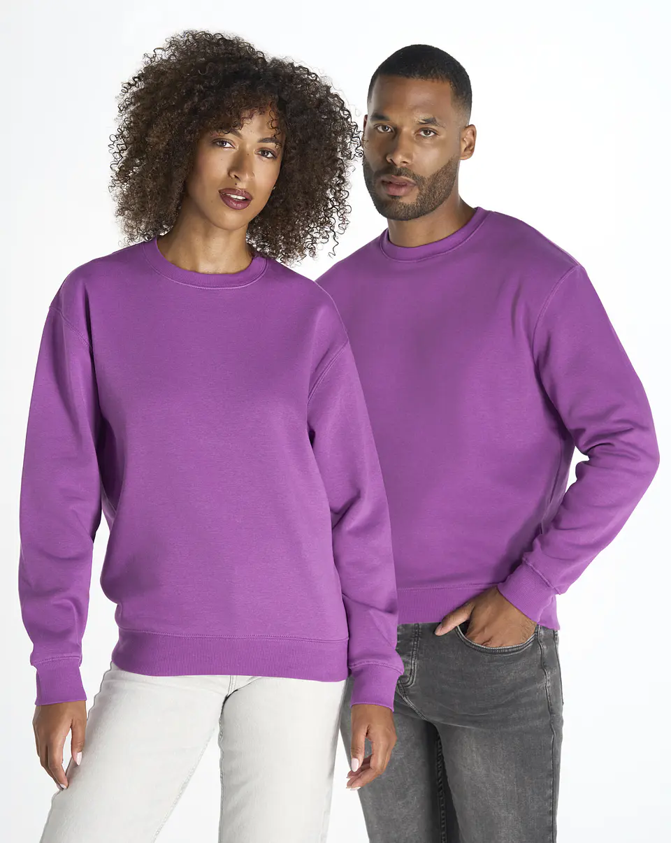 Crew Neck Sweatshirt — Teal — Sem Personalização 2