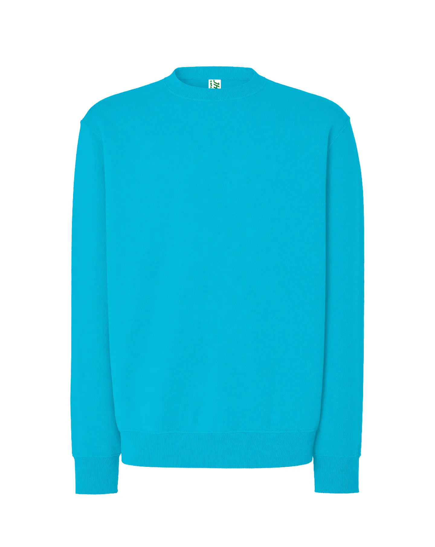 Crew Neck Sweatshirt — Turquoise — Sem Personalização 1
