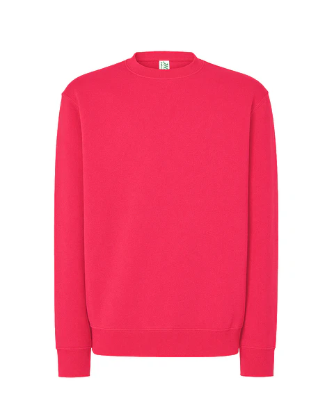 Crew Neck Sweatshirt — Warm Red — Sem Personalização