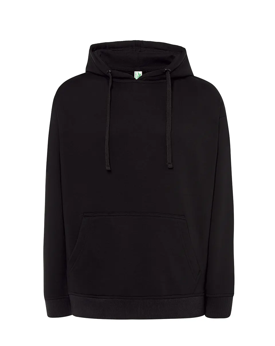 Kangaroo Sweatshirt — Black — Sem Personalização 1