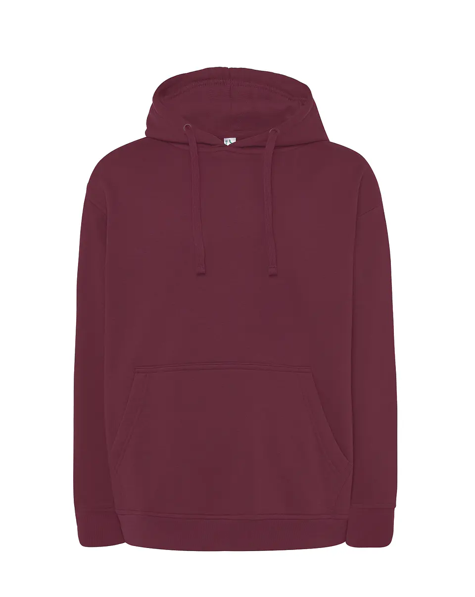 Kangaroo Sweatshirt — Burgundy — Sem Personalização 1