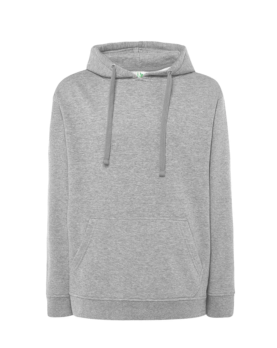 Kangaroo Sweatshirt — Grey Melange — Sem Personalização 1