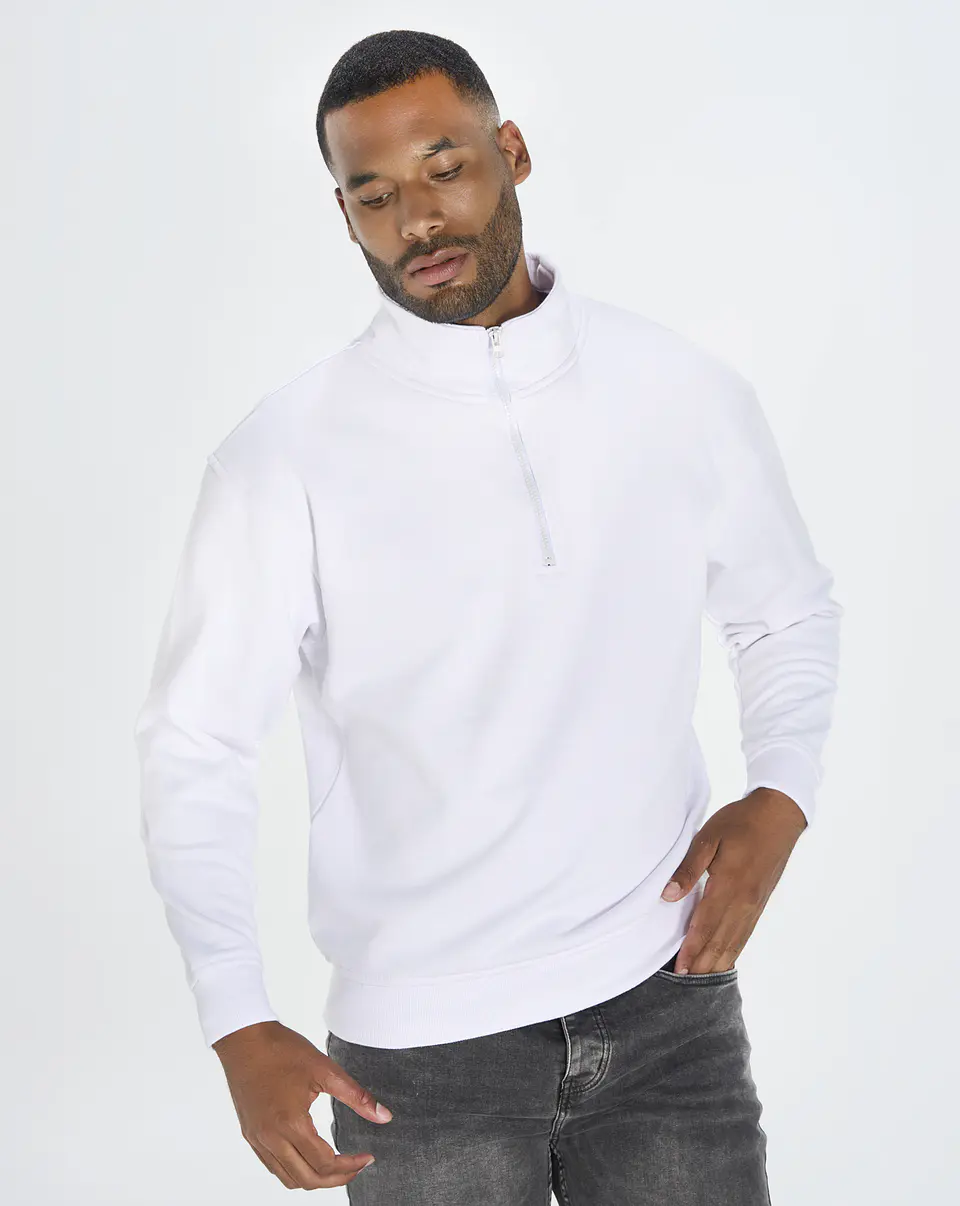 Half Zip Sweatshirt — Sem Personalização 1