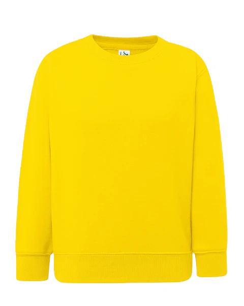 Crew Neck Sweatshirt Kid — Gold — Sem Personalização