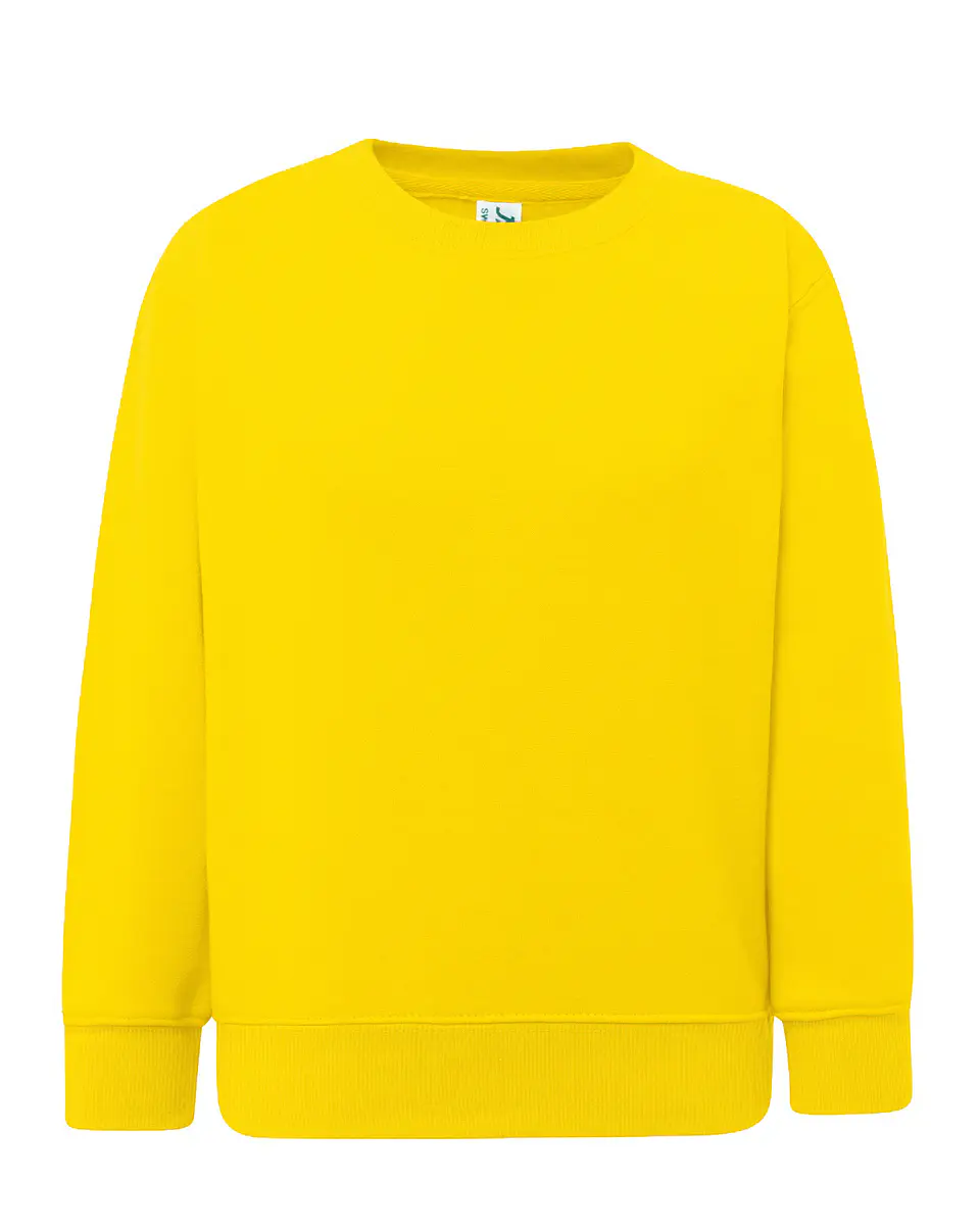 Crew Neck Sweatshirt Kid — Gold — Sem Personalização 1