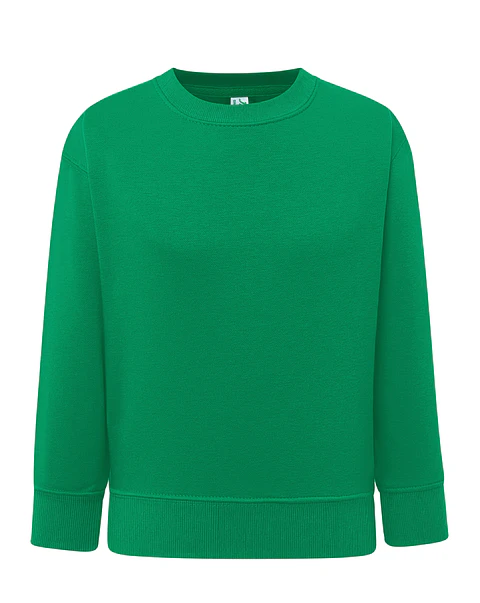 Crew Neck Sweatshirt Kid — Kelly Green — Sem Personalização