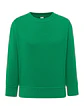 Crew Neck Sweatshirt Kid — Kelly Green — Sem Personalização - thumbnail 1