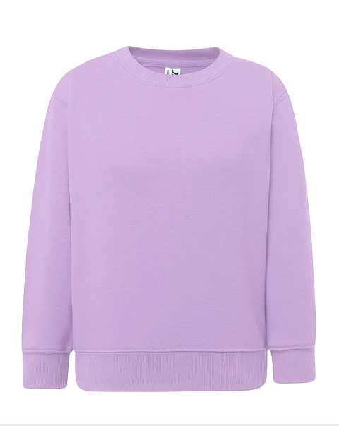 Crew Neck Sweatshirt Kid — Lavender — Sem Personalização