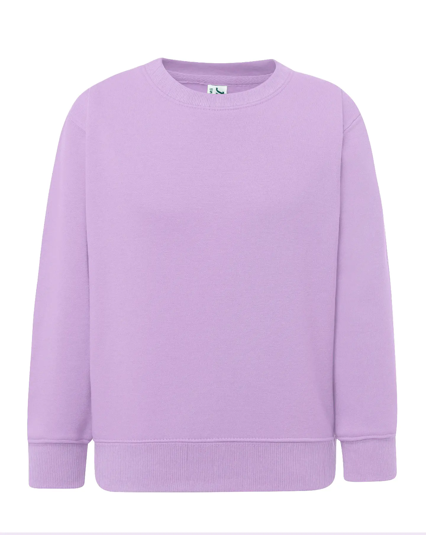 Crew Neck Sweatshirt Kid — Lavender — Sem Personalização 1