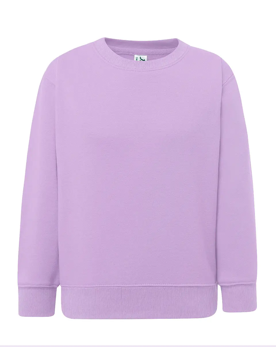 Crew Neck Sweatshirt Kid — Lavender — Sem Personalização 1