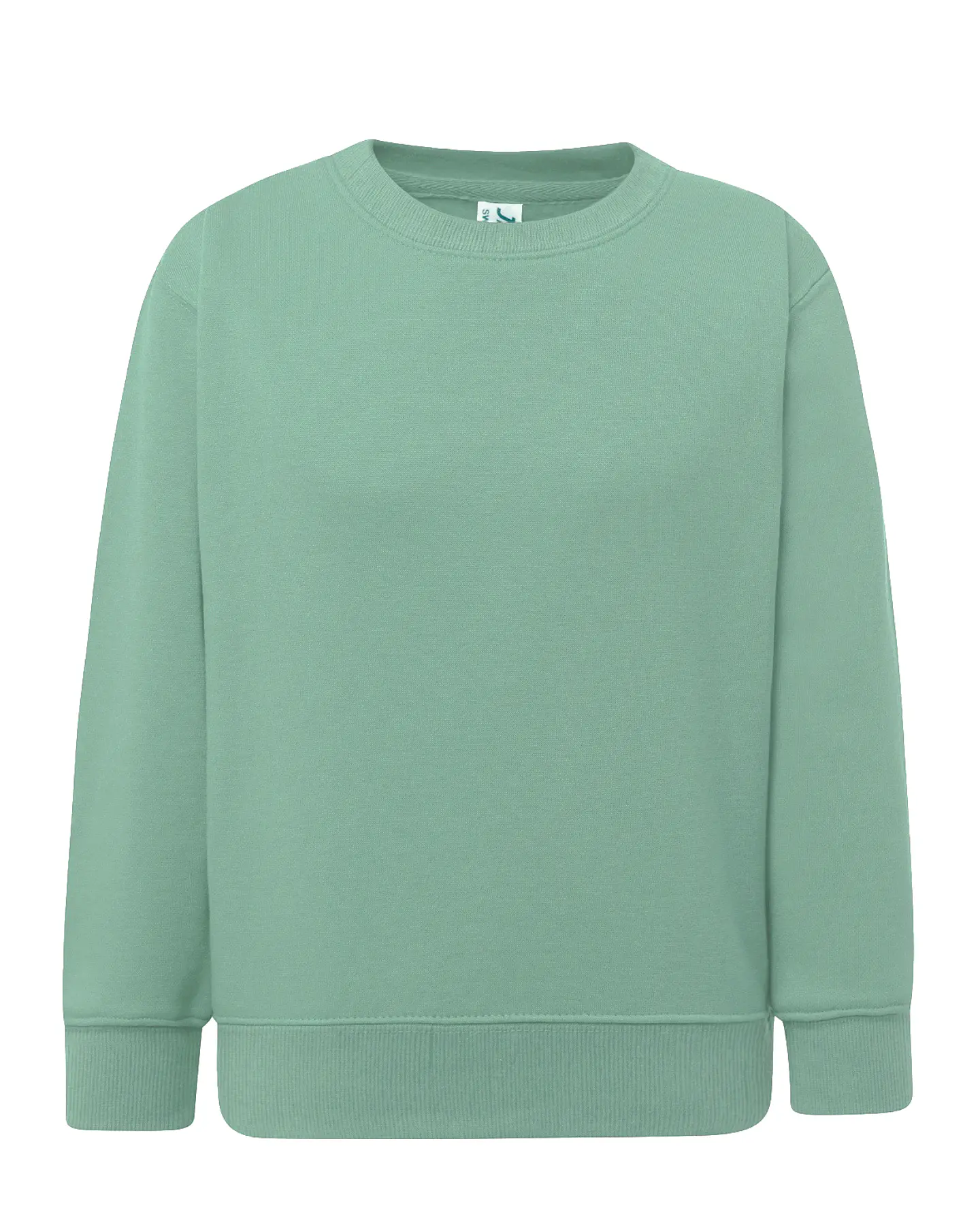 Crew Neck Sweatshirt Kid — Moss Green — Sem Personalização 1