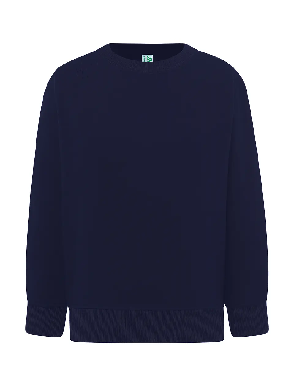 Crew Neck Sweatshirt Kid — Navy — Sem Personalização 1