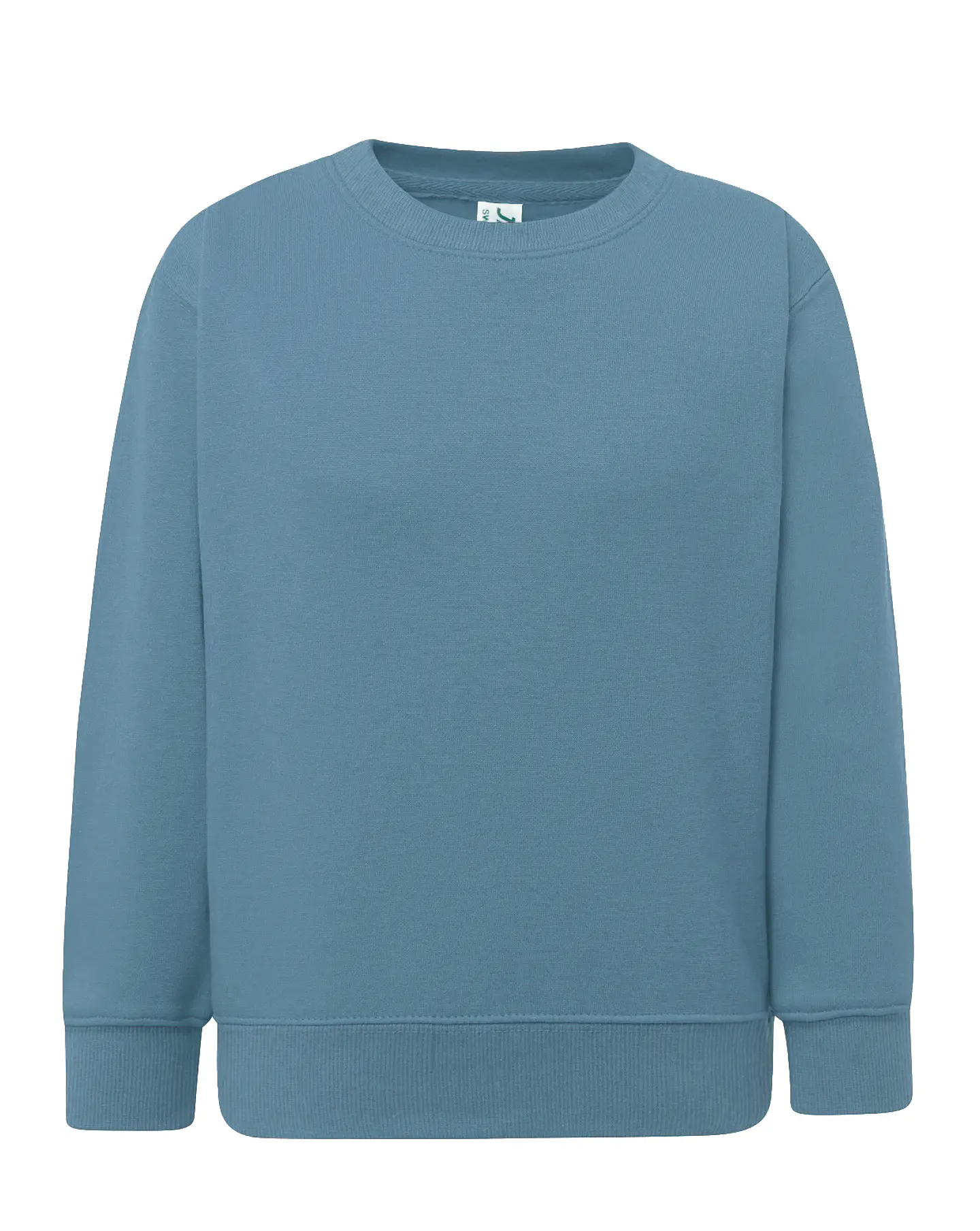 Crew Neck Sweatshirt Kid — Petrol Blue — Sem Personalização 1