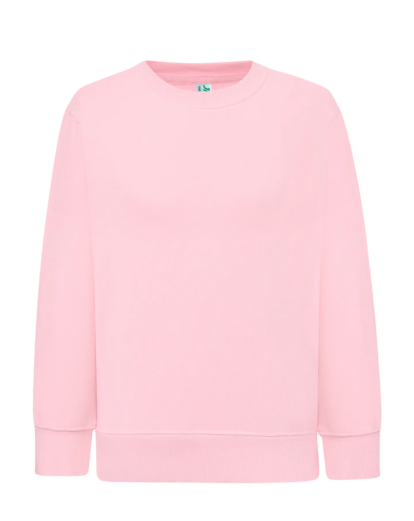 Crew Neck Sweatshirt Kid — Pink — Sem Personalização 1