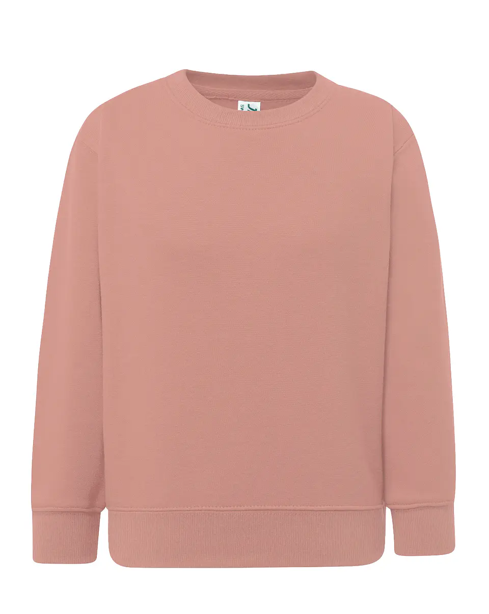 Crew Neck Sweatshirt Kid — Pink Vintage — Sem Personalização 1