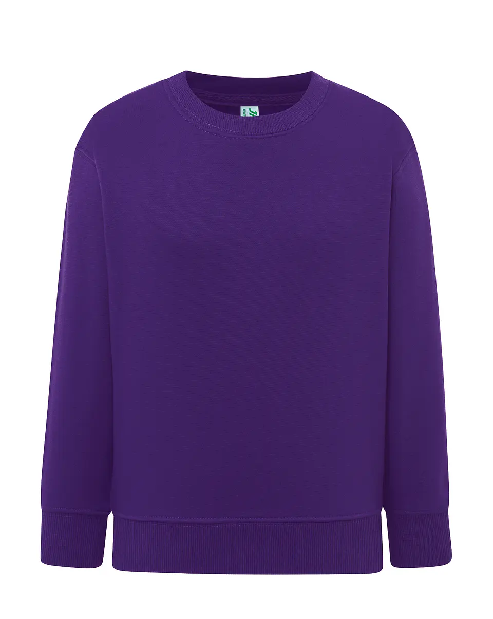 Crew Neck Sweatshirt Kid — Purple — Sem Personalização 1