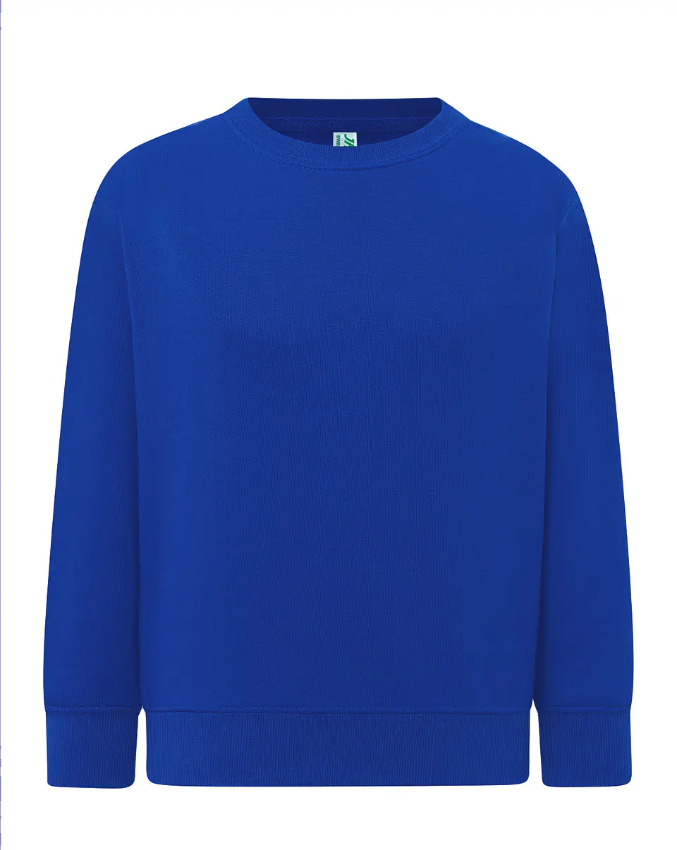 Crew Neck Sweatshirt Kid — Royal Blue — Sem Personalização 1