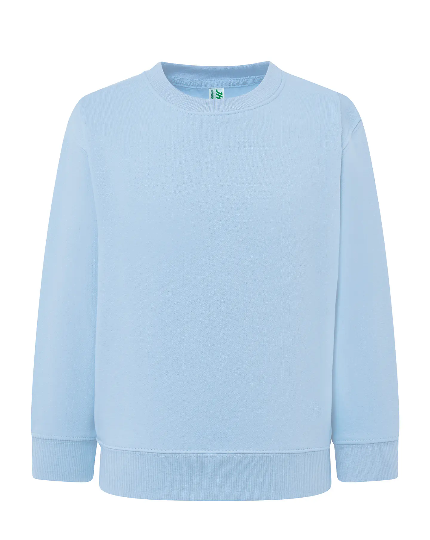 Crew Neck Sweatshirt Kid — Sky Blue — Sem Personalização 1