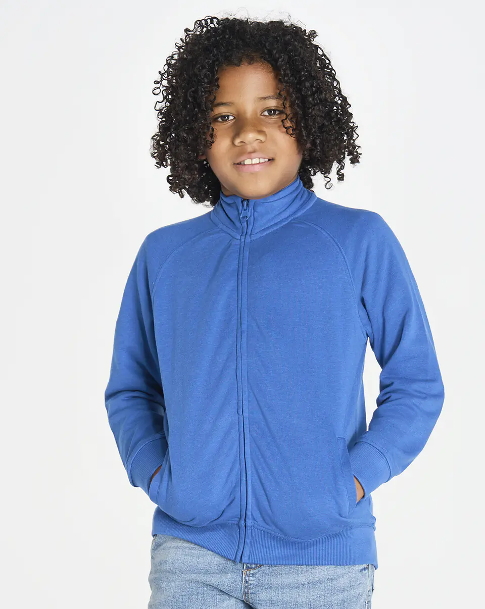 Kid Full Zip French Terry Sweatshirt — Sem Personalização 1