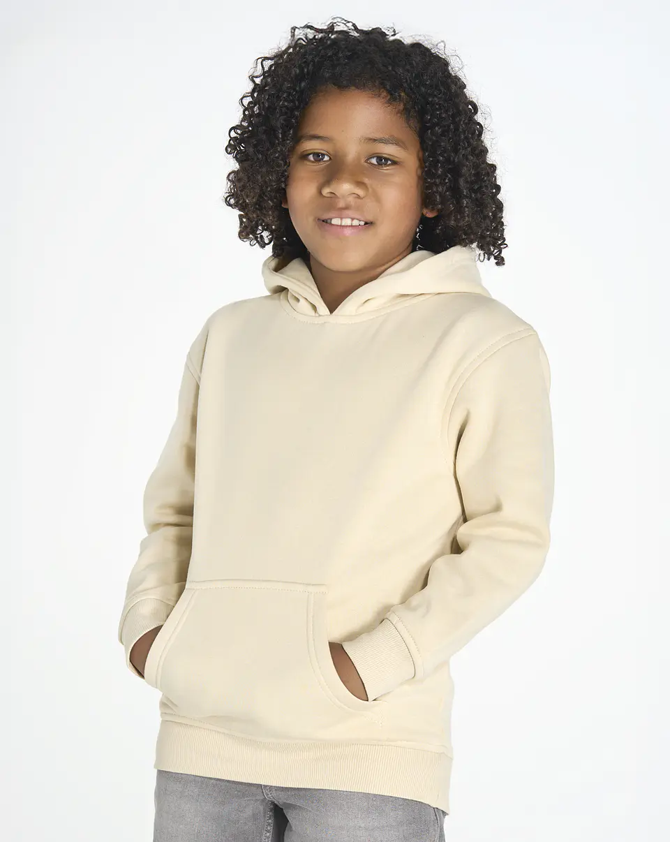 Kangaroo Sweatshirt Kid — Ash Melange — Sem Personalização 2