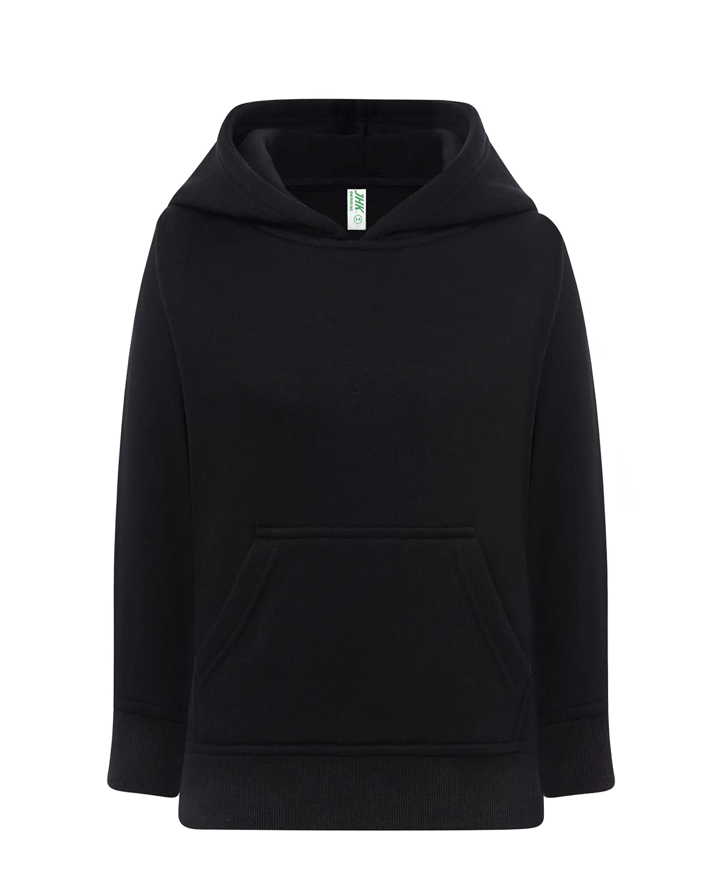 Kangaroo Sweatshirt Kid — Black — Sem Personalização 1