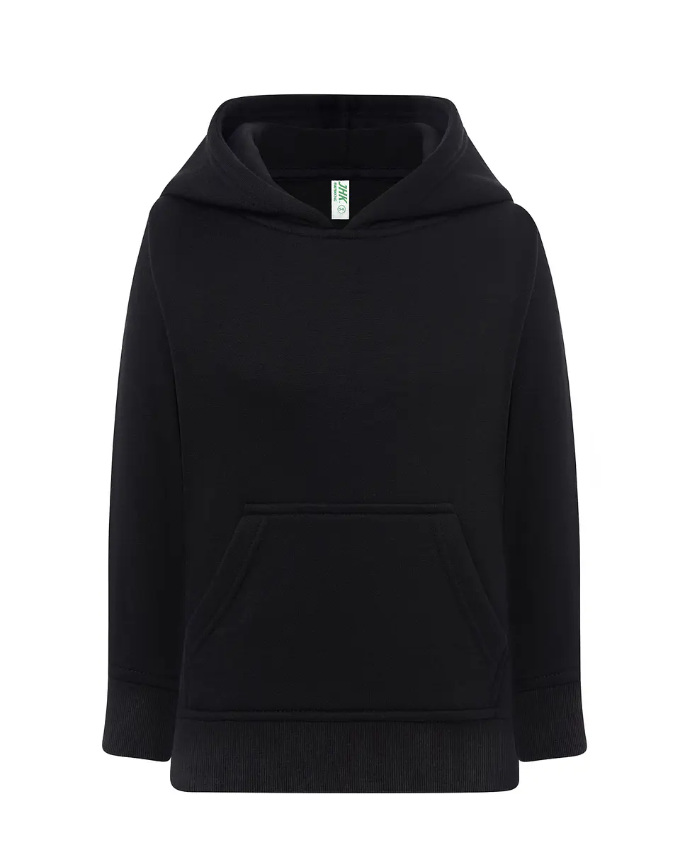 Kangaroo Sweatshirt Kid — Black — Sem Personalização 1