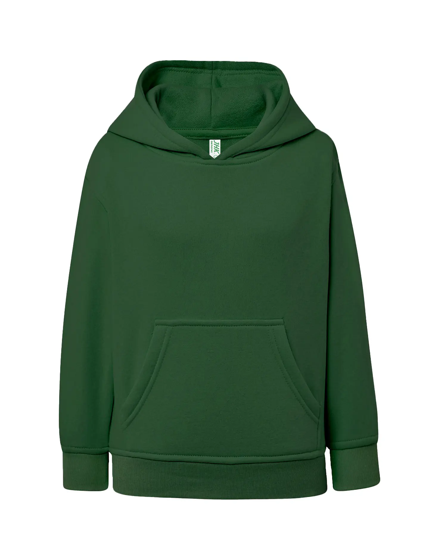 Kangaroo Sweatshirt Kid — Bottle Green — Sem Personalização 1