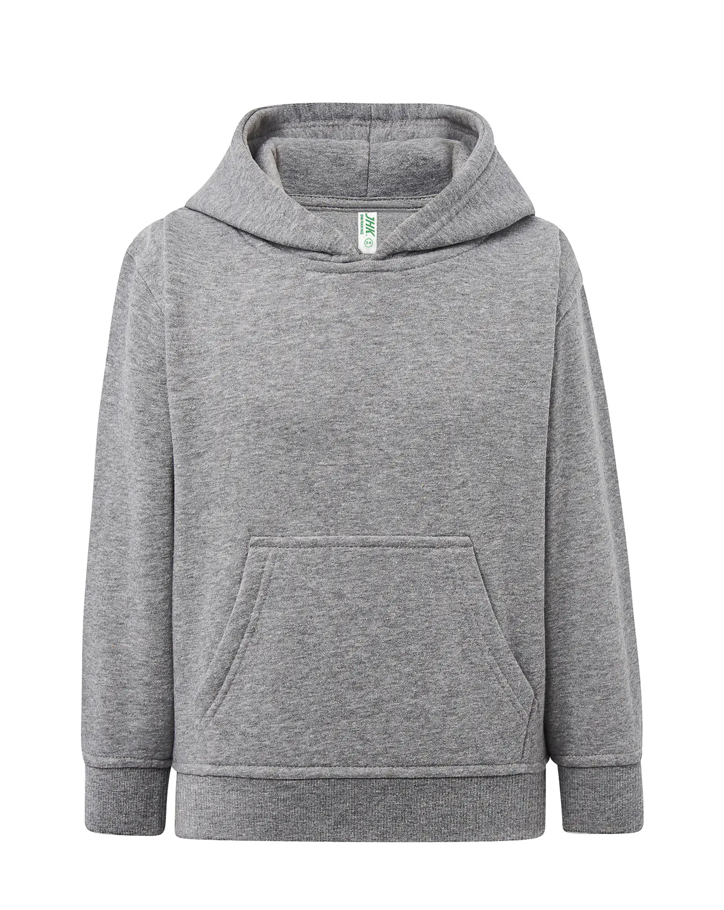 Kangaroo Sweatshirt Kid — Grey Melange — Sem Personalização 1