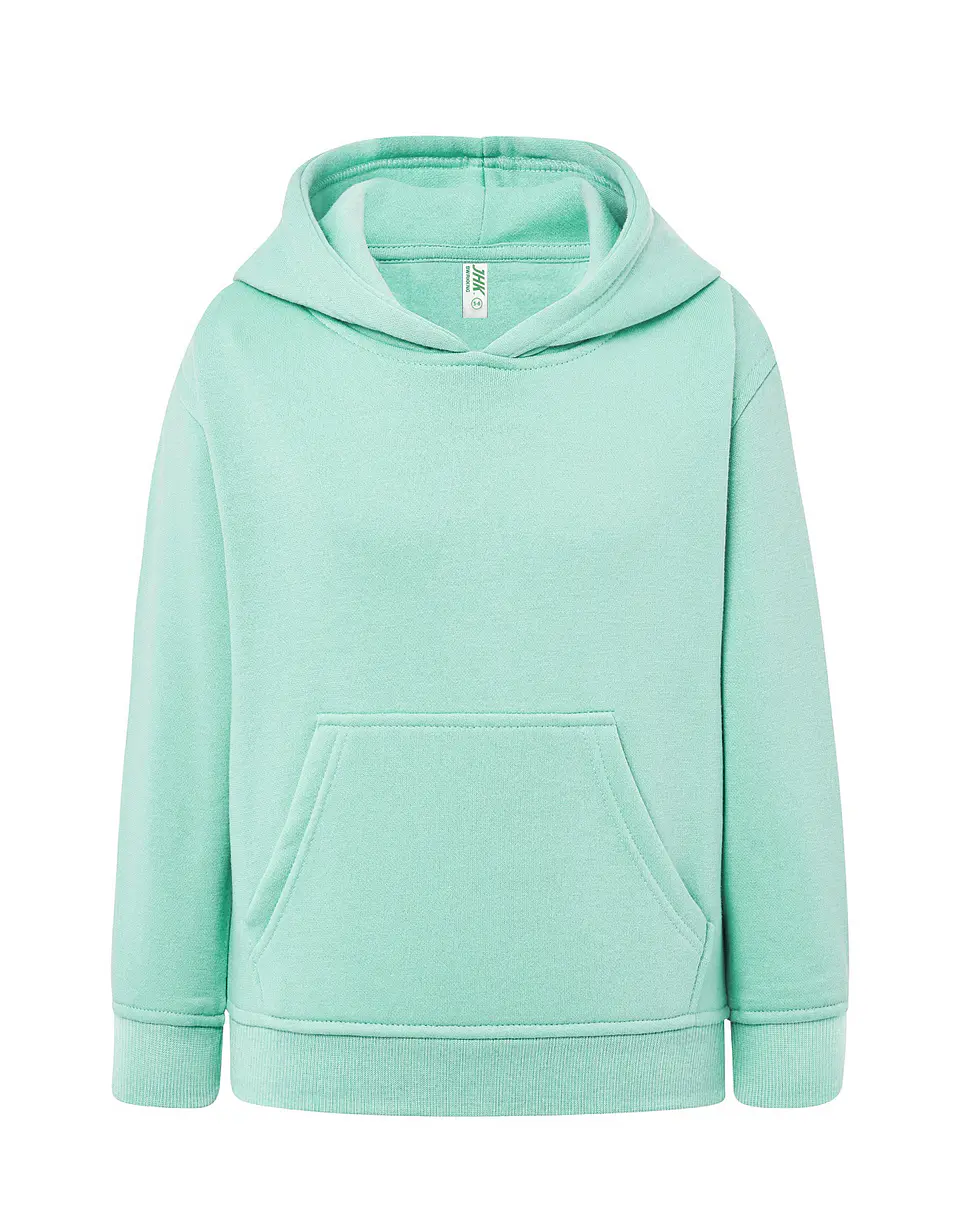 Kangaroo Sweatshirt Kid — Mint Green — Sem Personalização 1