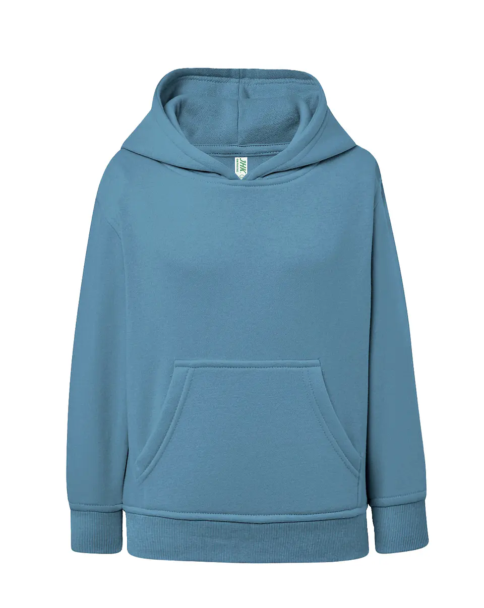 Kangaroo Sweatshirt Kid — Petrol Blue — Sem Personalização 1