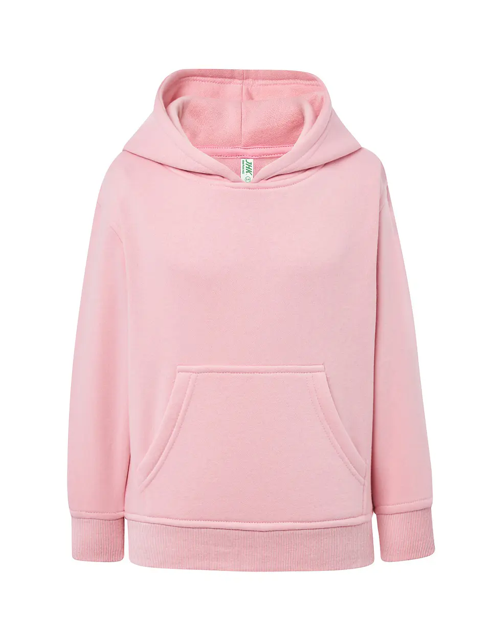 Kangaroo Sweatshirt Kid — Pink — Sem Personalização 1