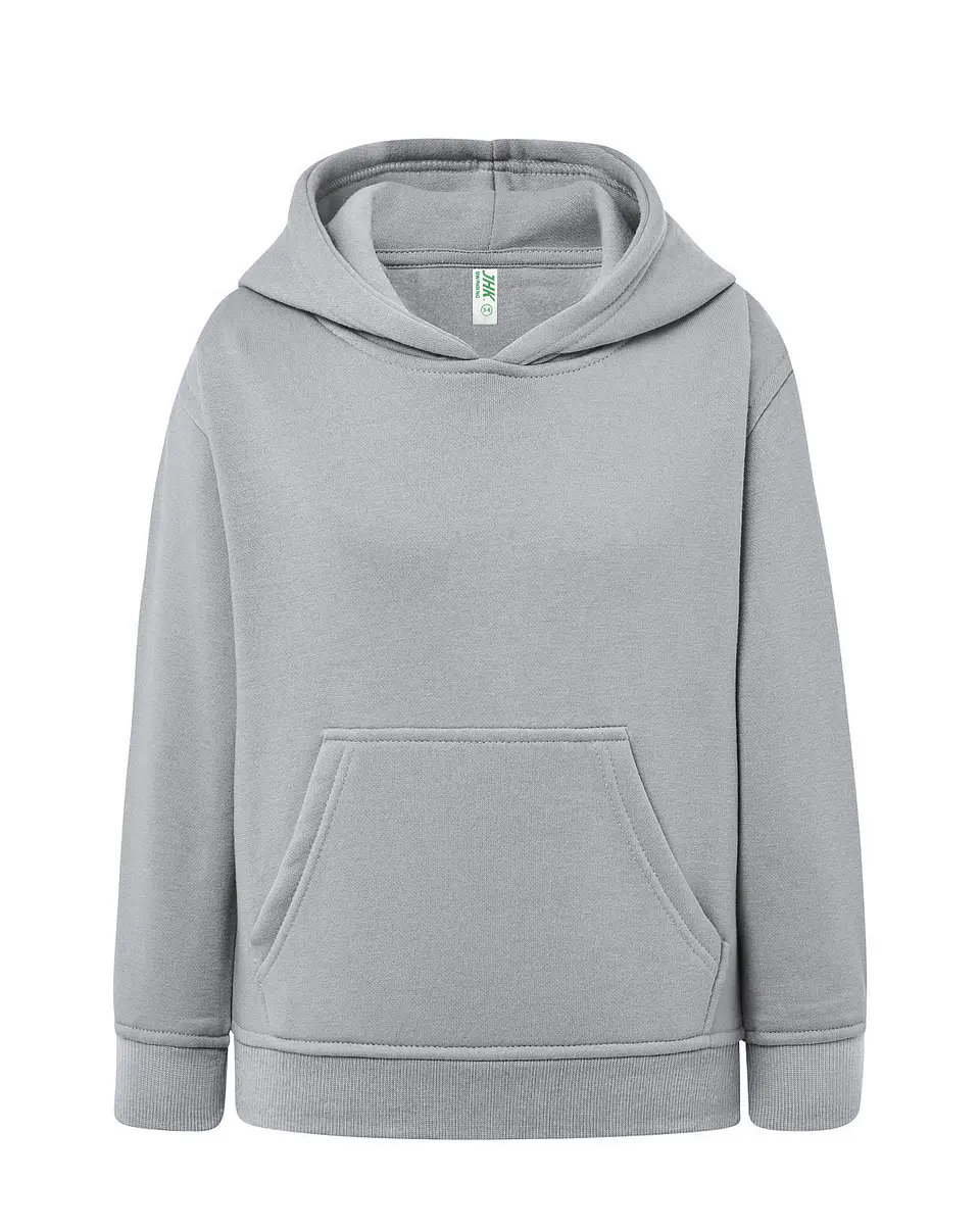 Kangaroo Sweatshirt Kid — Silver — Sem Personalização 1