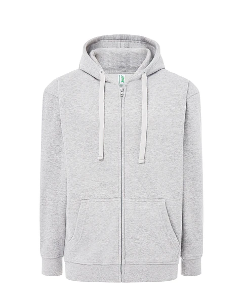 Hooded Sweatshirt — Ash Melange — Sem Personalização
