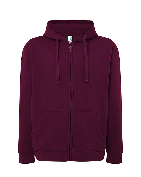 Hooded Sweatshirt — Burgundy — Sem Personalização