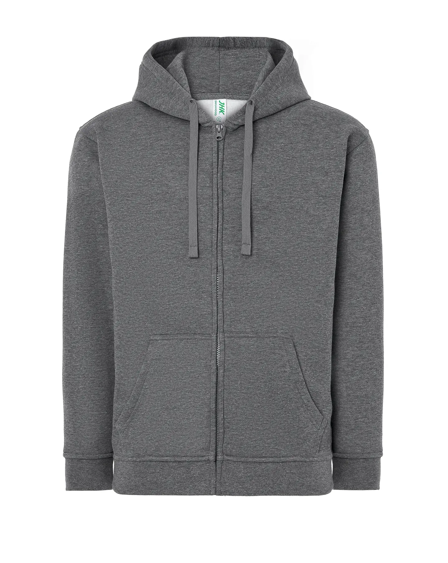 Hooded Sweatshirt — Dark Grey Melange — Sem Personalização 1