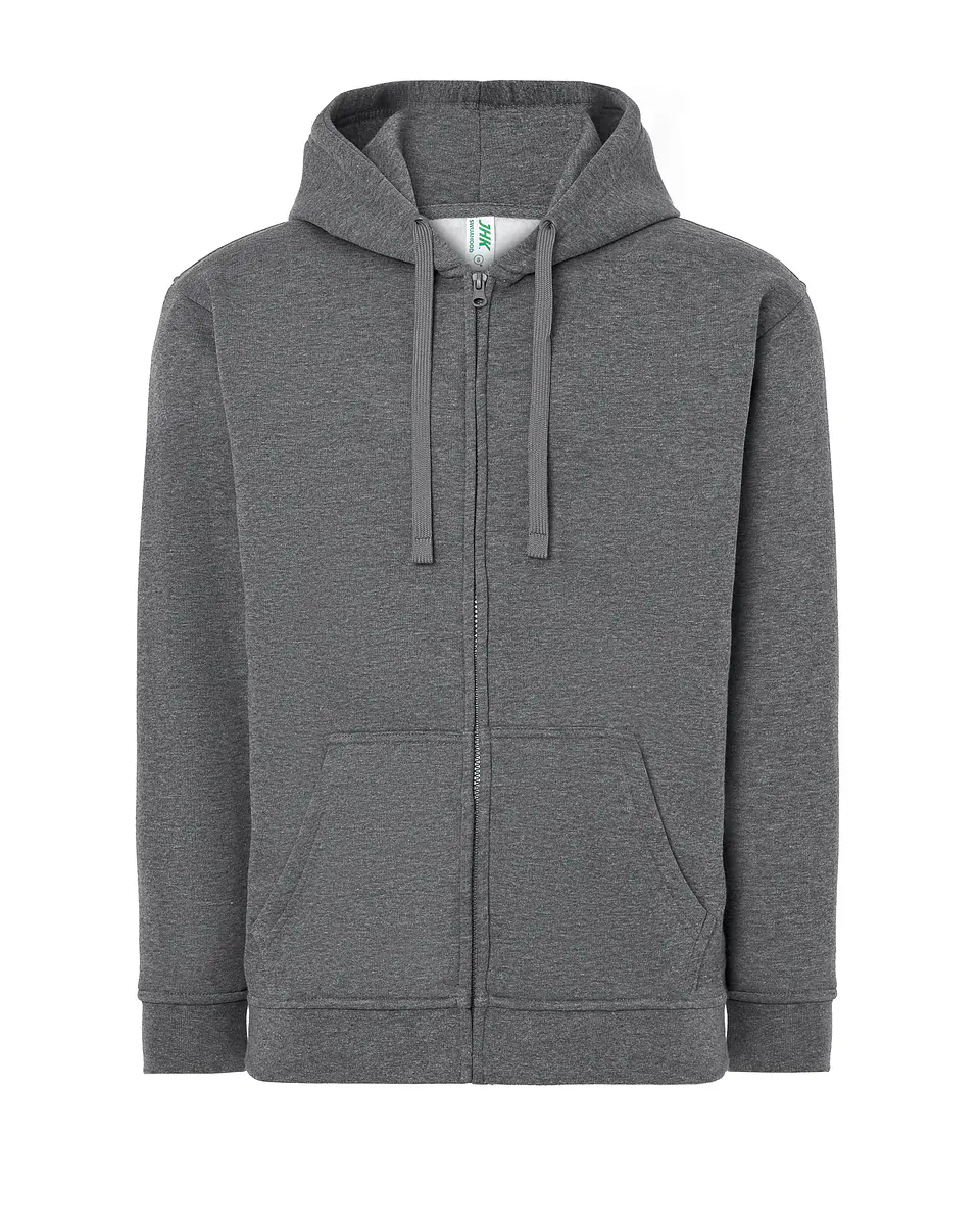 Hooded Sweatshirt — Dark Grey Melange — Sem Personalização 1