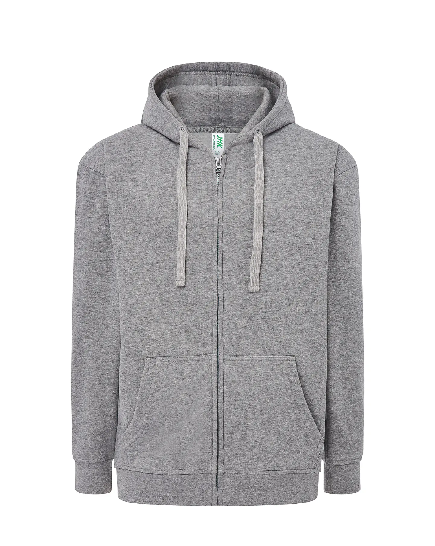 Hooded Sweatshirt — Grey Melange — Sem Personalização 1