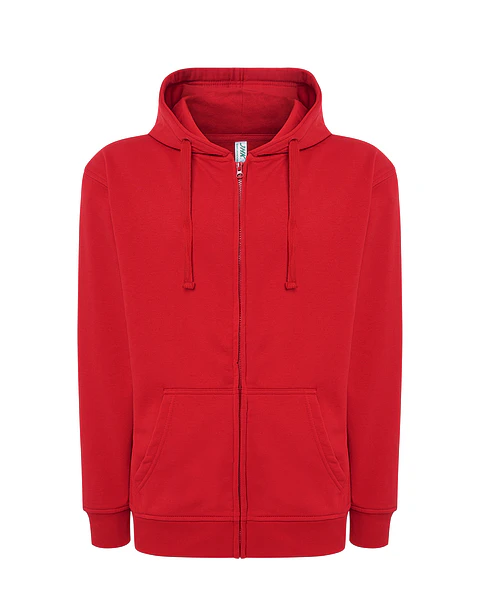 Hooded Sweatshirt — Red — Sem Personalização