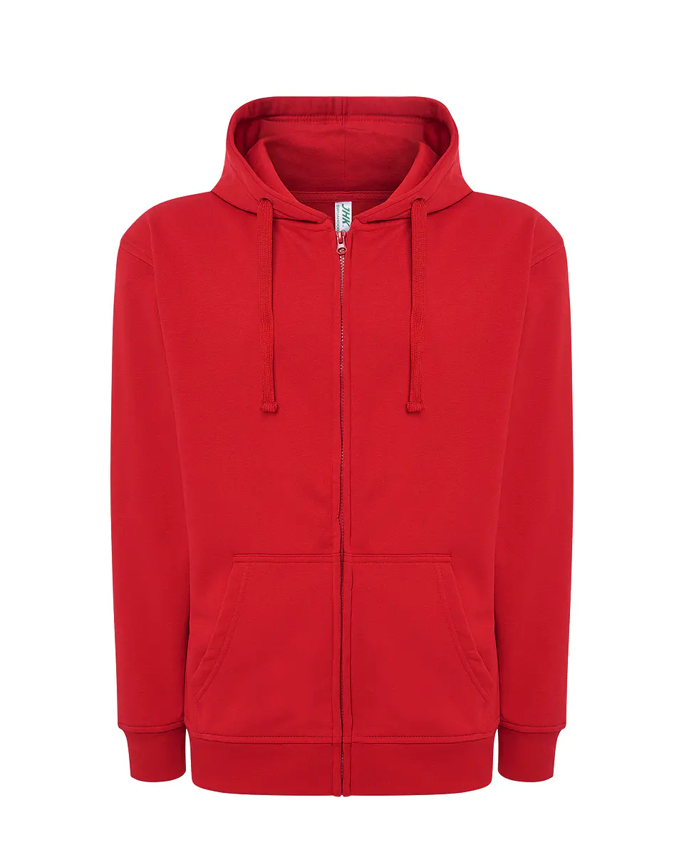 Hooded Sweatshirt — Red — Sem Personalização 1