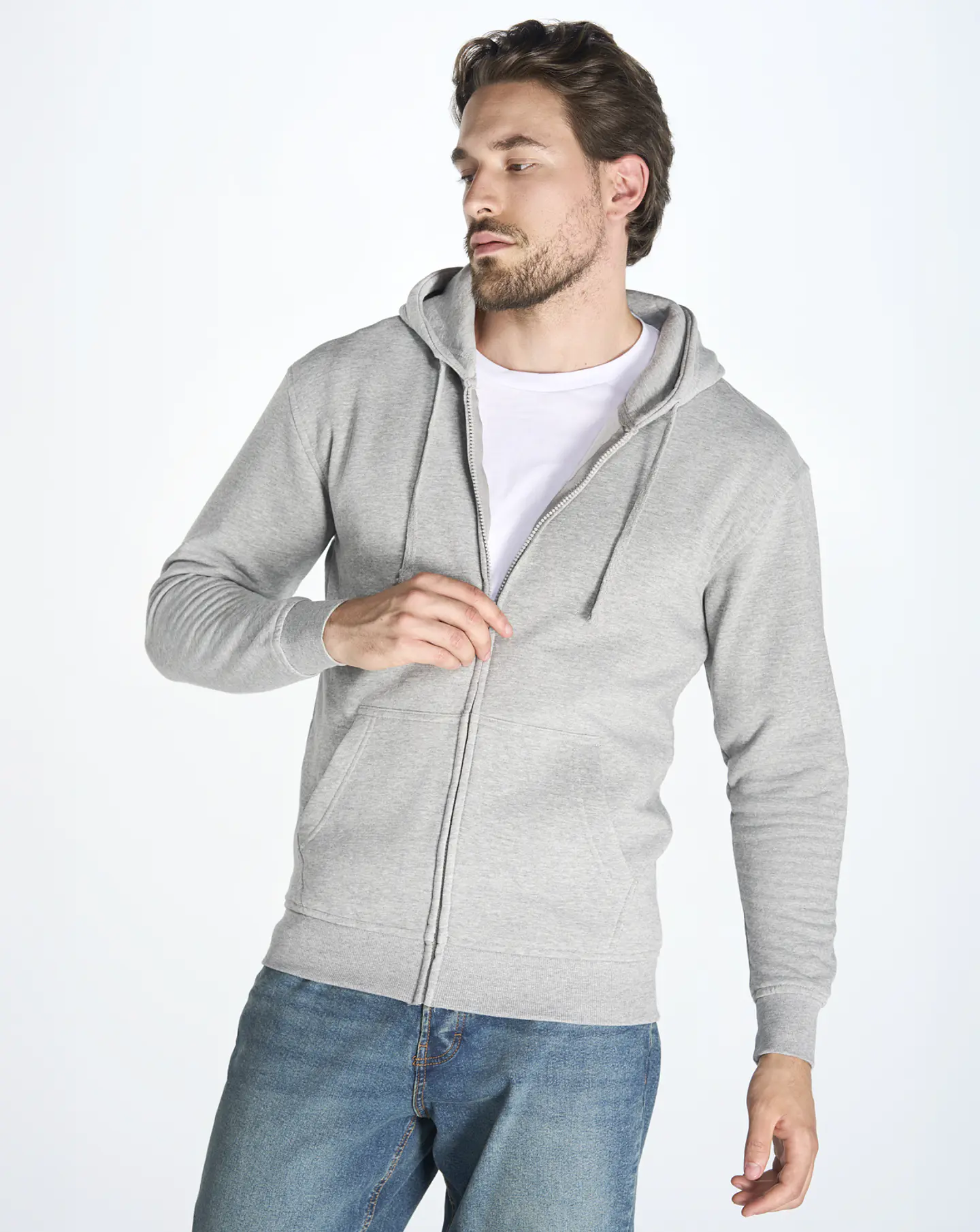 Hooded French Terry Sweatshirt — Sem Personalização 2