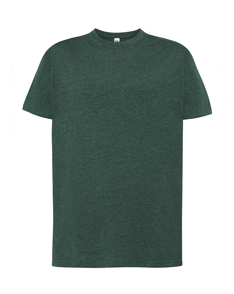 Regular T-Shirt Man — Bottle Green Heather — Sem Personalização